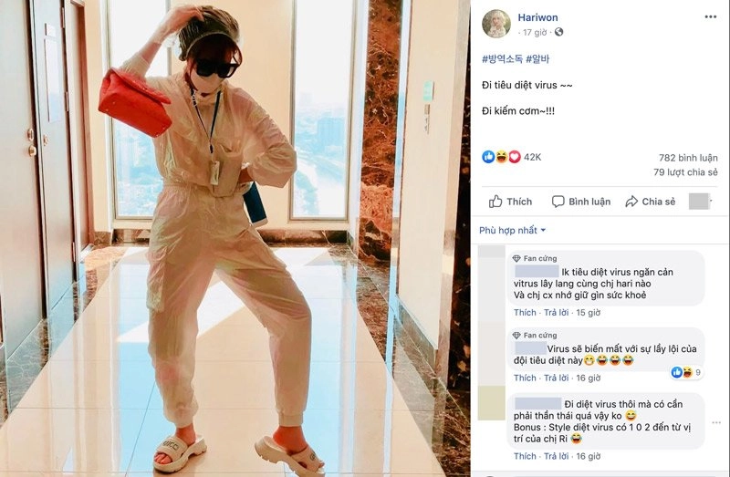 Hari won khoe style ăn mặc diệt virus nhưng ít ai nhận ra món đồ hiệu đi cùng - 2