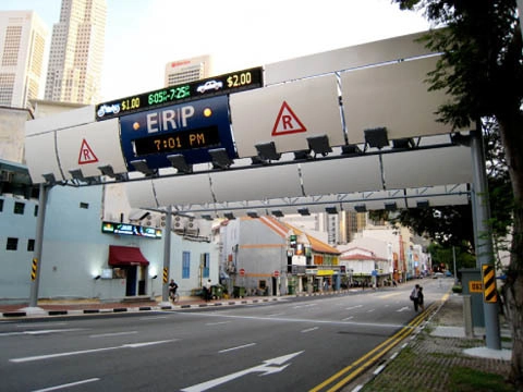  hệ thống thu phí đường bộ ở singapore - 1