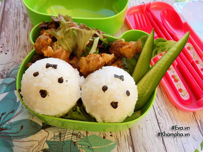 Học mẹ 5 con làm nhiều hộp cơm ngon đẹp mắt cho con mang đến trường - 4