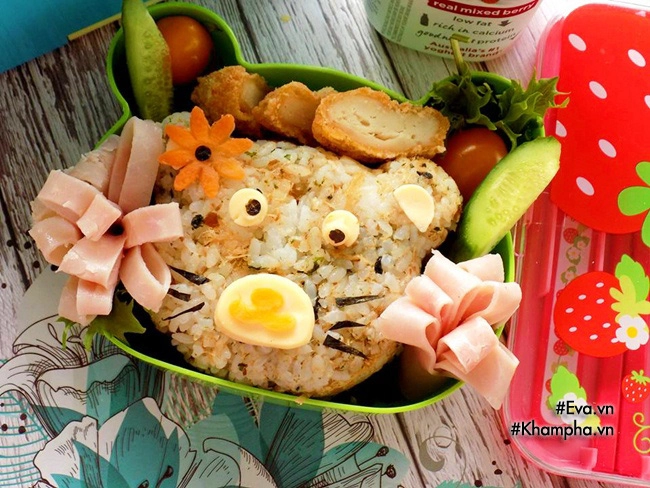 Học mẹ 5 con làm nhiều hộp cơm ngon đẹp mắt cho con mang đến trường - 9