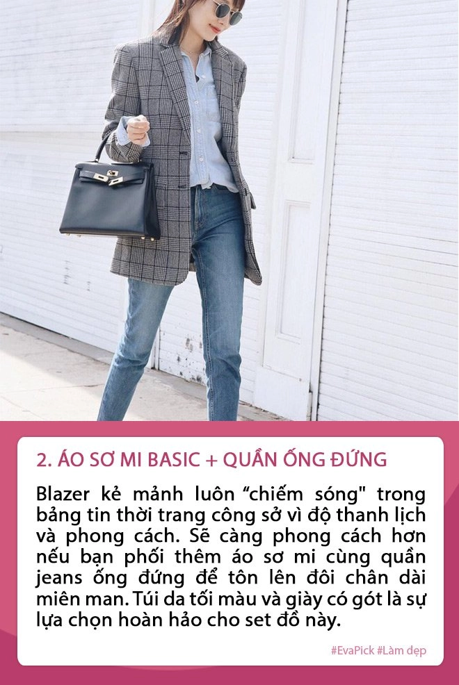 Học theo phong cách hàn quốc 5 kiểu phối blazer đẹp để thời trang văn phòng thôi nhàm chán - 2