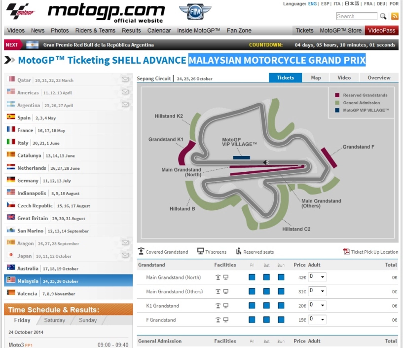 Hot hot dành cho các bạn đam mê moto gp đặt vé trước - 1