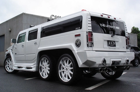  hummer h2 độ lên 6 bánh ở nhật bản - 2