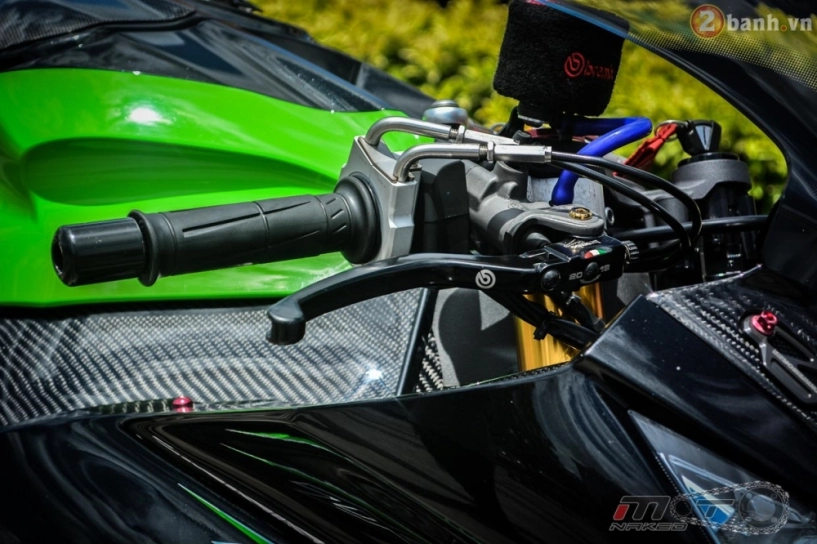 Kawasaki ninja zx-10r đẹp mê hồn trong bản độ the green power - 7