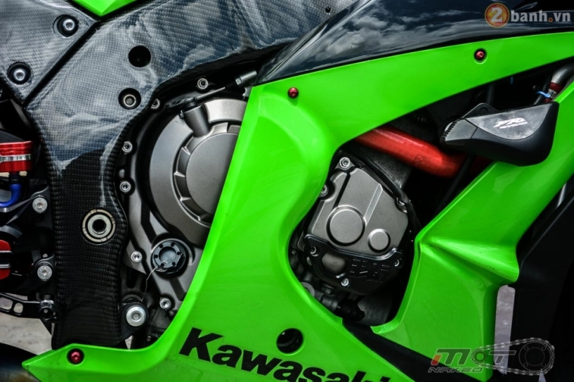 Kawasaki ninja zx-10r đẹp mê hồn trong bản độ the green power - 18