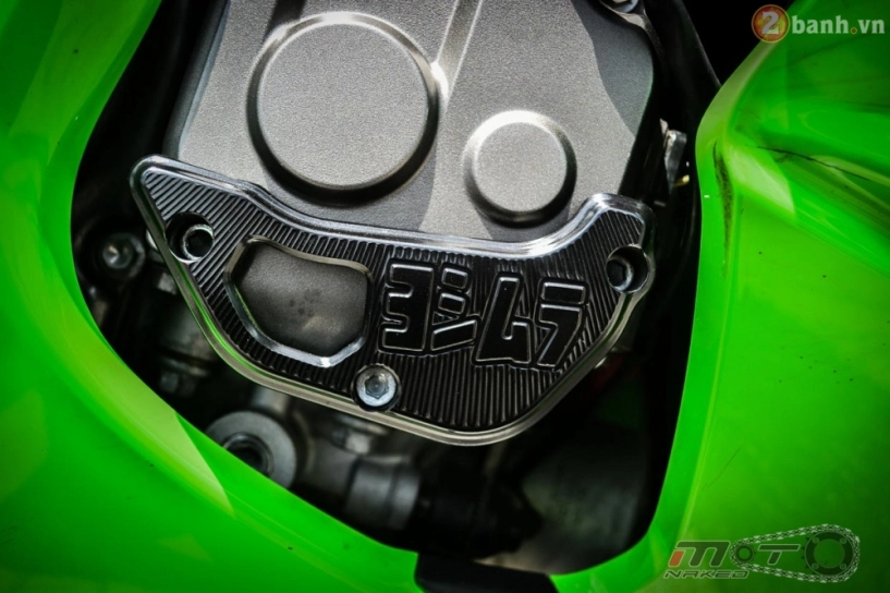 Kawasaki ninja zx-10r đẹp mê hồn trong bản độ the green power - 20