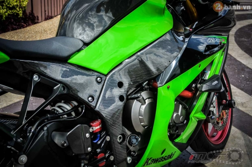 Kawasaki ninja zx-10r đẹp mê hồn trong bản độ the green power - 24