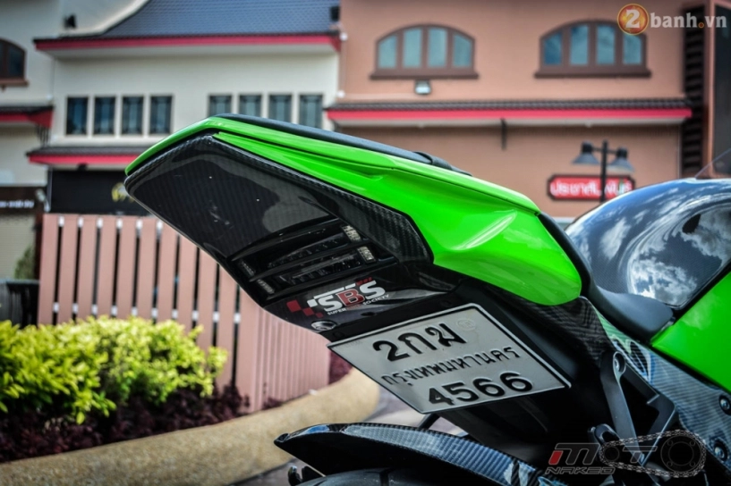 Kawasaki ninja zx-10r đẹp mê hồn trong bản độ the green power - 26