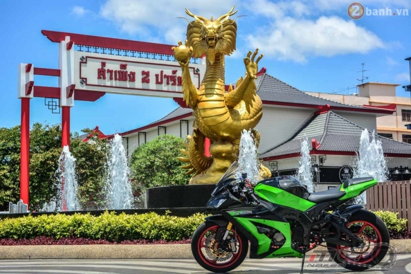 Kawasaki ninja zx-10r đẹp mê hồn trong bản độ the green power - 34