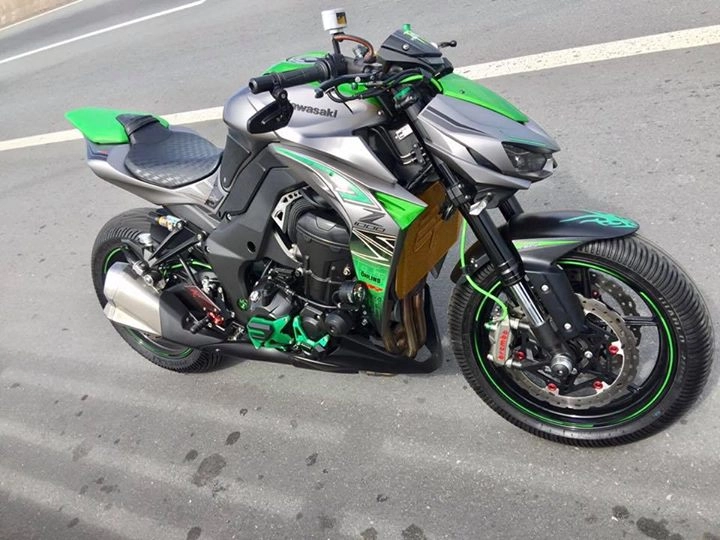 Kawasaki z1000 siêu chất trong bản độ full option của biker vĩnh long - 2
