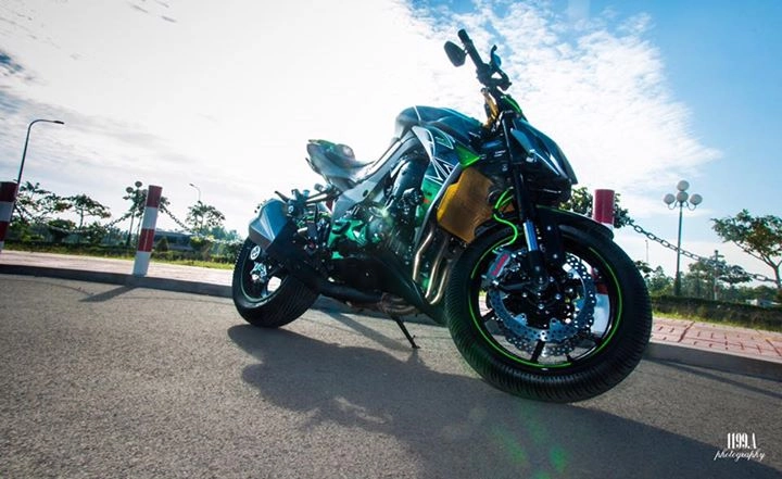 Kawasaki z1000 siêu chất trong bản độ full option của biker vĩnh long - 10