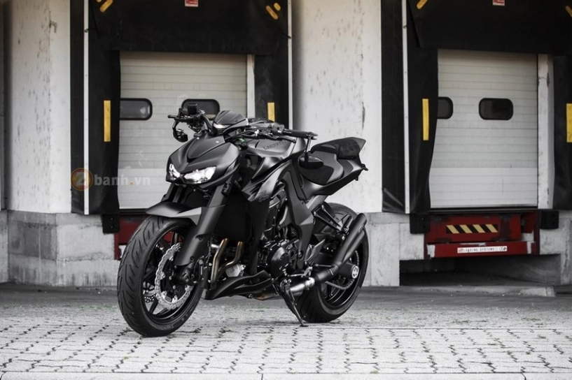 Kawasaki z1000 siêu ngầu với bản độ full black edition - 1