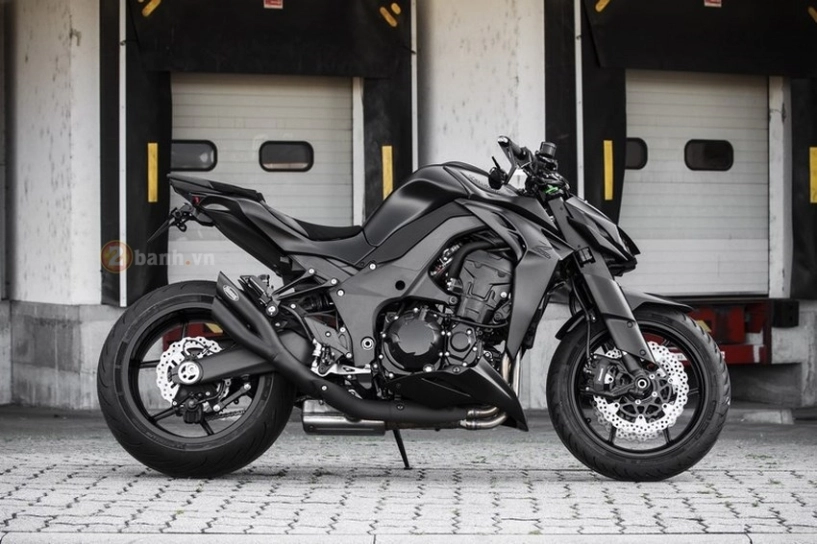 Kawasaki z1000 siêu ngầu với bản độ full black edition - 3