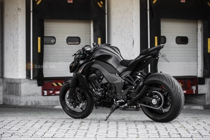 Kawasaki z1000 siêu ngầu với bản độ full black edition - 14