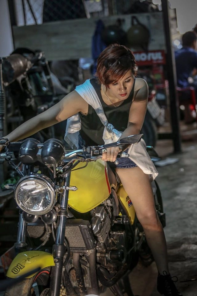 Khâm phục cô gái tuổi cọp làm nghề sửa xe môtô - 8