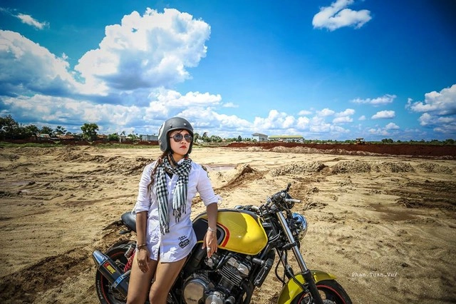 Khâm phục cô gái tuổi cọp làm nghề sửa xe môtô - 18