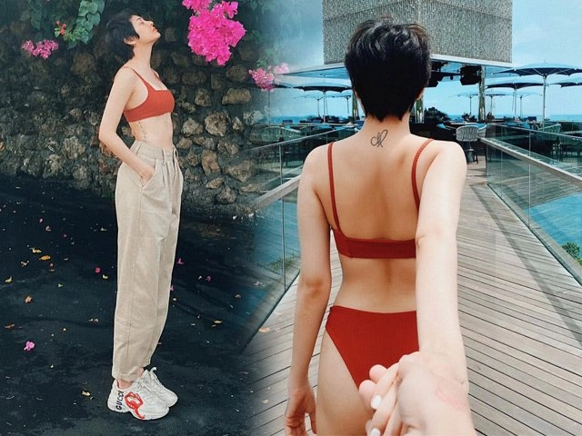 Mỹ nhân việt diện bikini xuyên thấu bảo anh được khen còn hà hồ bị chỉ trích - 16