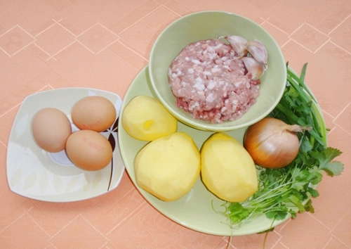 Khoai tây nghiền trứng thịt nướng - 1