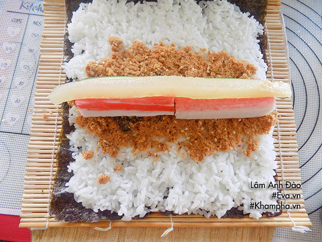 Kimbap chiên vừa ngon vừa giòn lại nóng hổi ai ăn cũng thích - 5