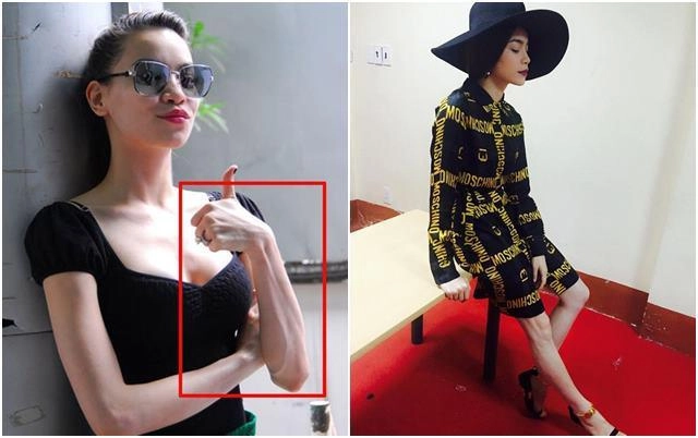 Là 2 biểu tượng nhan sắc nhưng hà hồ hà tăng cũng có lúc gầy nhẳng như xác ve - 12