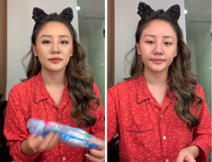 Lạ lùng nữ ca sĩ sinh năm 1995 càng trang điểm càng xấu quẹt tí son lại xinh ngất ngây - 1