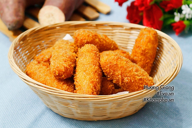Làm bánh khoai lang tẩm bột chiên xù kiểu mới cả nhà tấm tắc khen ngon - 10