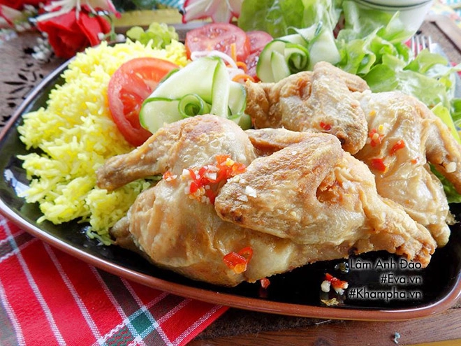 Làm cơm gà chiên ăn liền đủ chất ngày đầu tuần - 10