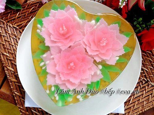 Làm thạch 3d thật đẹp tặng mẹ ngày 83 - 13