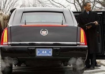  limousine mang biển số 44 của obama - 5