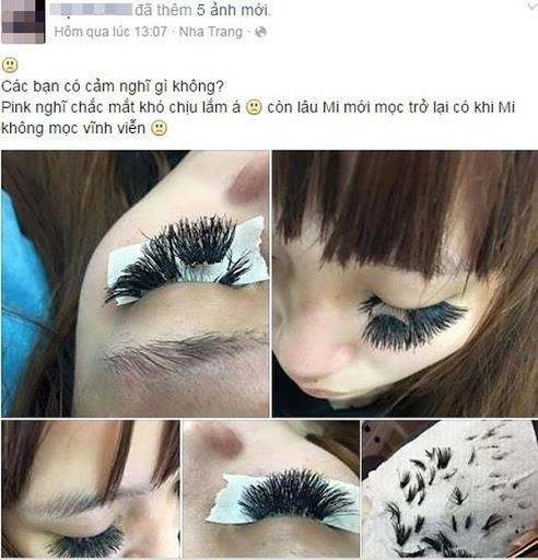 Loạt ảnh rợn cả người khiến chị em rùng mình xem xong còn ai dám đi nối mi - 3