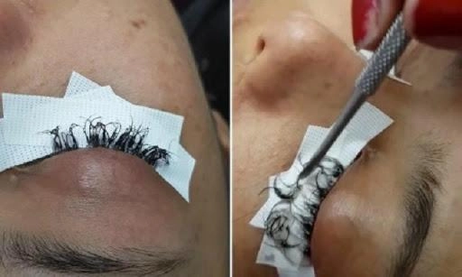 Loạt ảnh rợn cả người khiến chị em rùng mình xem xong còn ai dám đi nối mi - 6