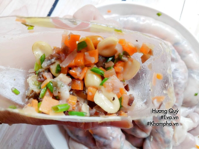 Lòng heo nhồi thịt chiên vừa lạ vừa ngon ai ăn cũng mê - 5