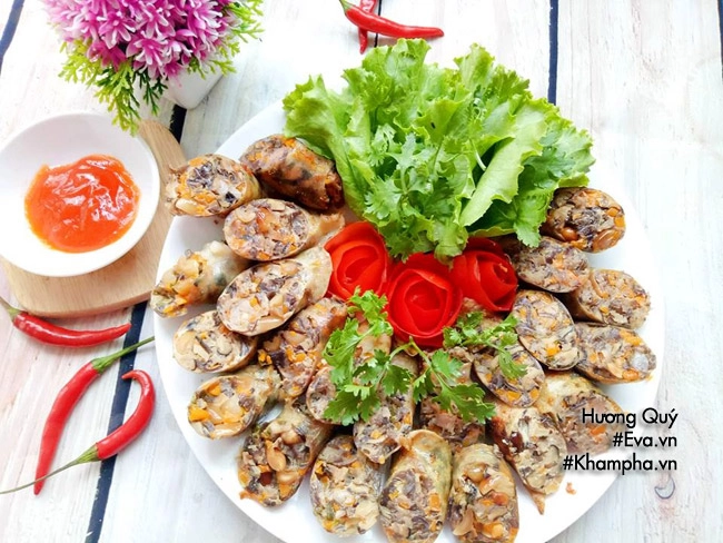 Lòng heo nhồi thịt chiên vừa lạ vừa ngon ai ăn cũng mê - 9