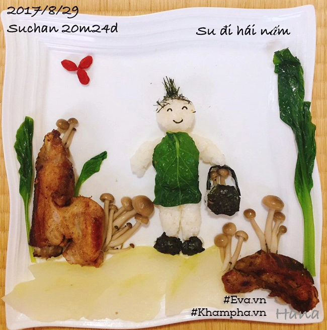 Mẹ đảm đang chỉ mất 10 phút làm cơm cho con vừa ngon vừa đẹp mắt - 14