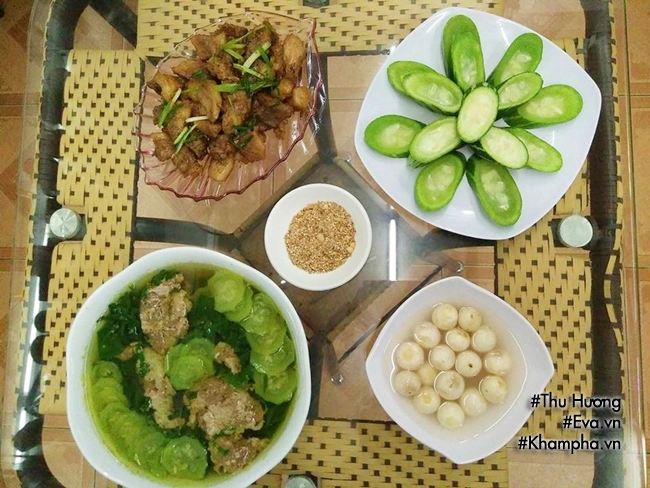 Mẹ đảm khoe các bữa cơm ngon chỉ khoảng 70000 đồng cho 4 người ăn - 3