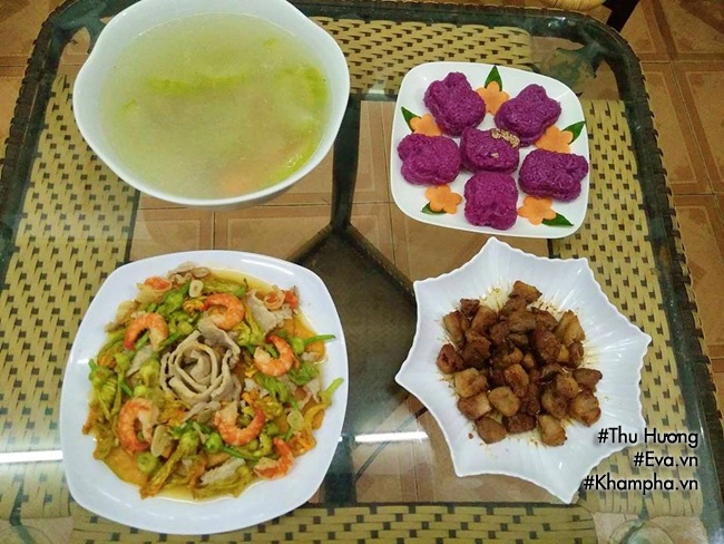Mẹ đảm khoe các bữa cơm ngon chỉ khoảng 70000 đồng cho 4 người ăn - 12