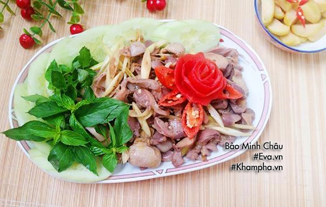 Mề gà xào gừng sả rẻ tiền mà lai rai cực thích - 7