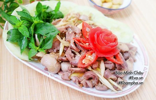 Mề gà xào gừng sả rẻ tiền mà lai rai cực thích - 8