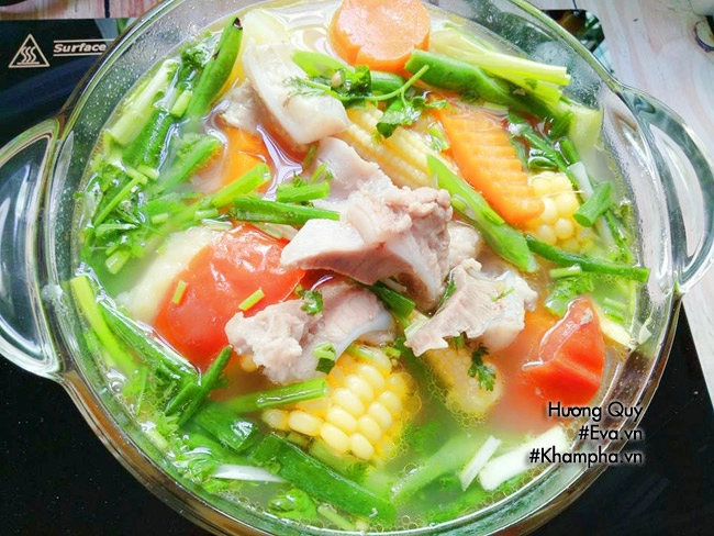 Mẹ nấu canh sườn sụn rau củ chuẩn vị đậm đà đưa cơm - 7