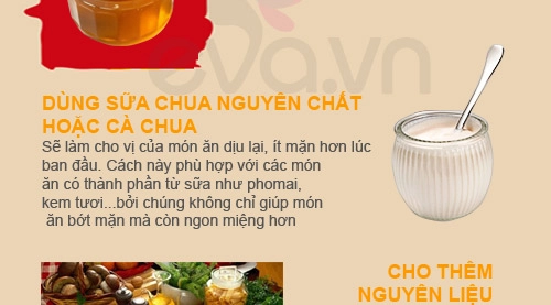 Mẹo chữa món ăn bị cay mặn - 6