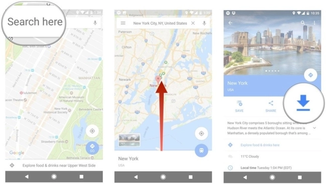 Mẹo sử dụng google maps offline không cần kết nối mạng - 2