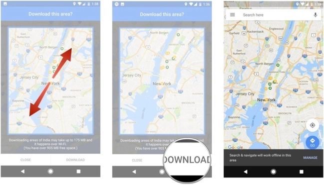 Mẹo sử dụng google maps offline không cần kết nối mạng - 3