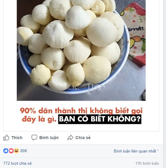 Món ăn được khẳng định 90 người thành thị không biết ai ngờ dân mạng trả lời rào rào - 1