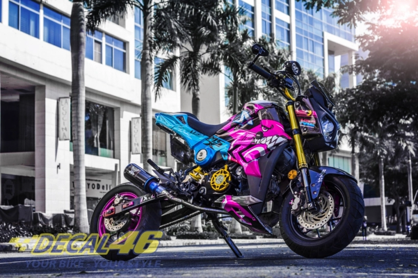 Msx độ bmw s1000r và bộ tem candy cá mập đẹp mắt - 2