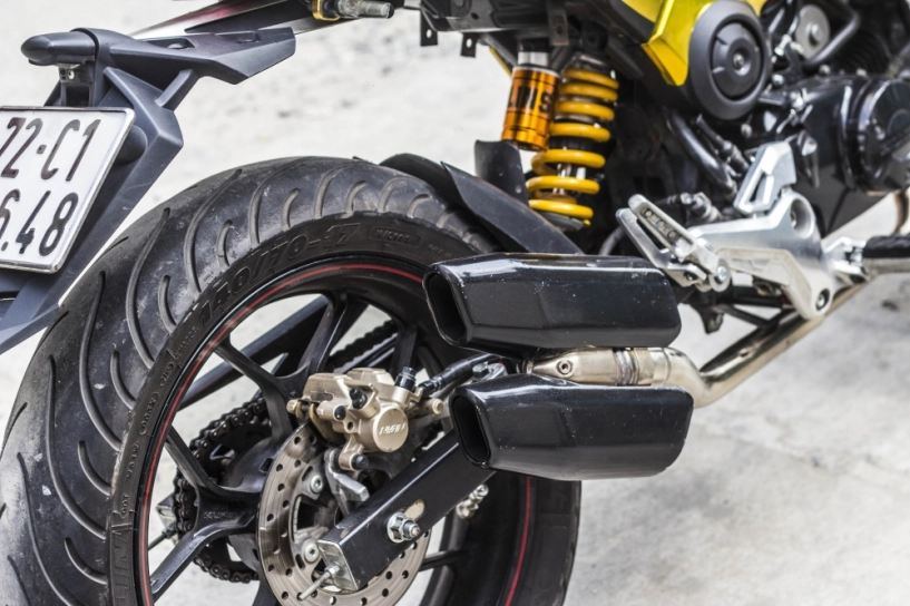 Msx độ phong cách ducati hypermotard và tem chorme bóng loáng - 4