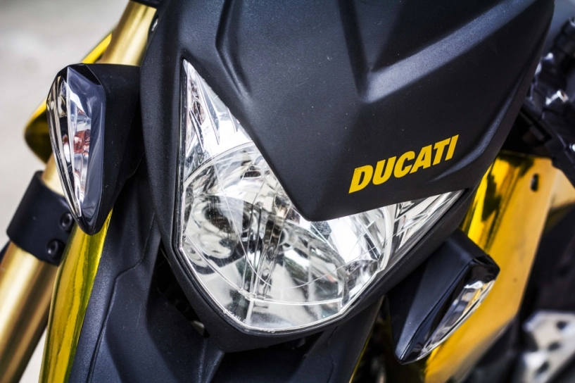 Msx độ phong cách ducati hypermotard và tem chorme bóng loáng - 7