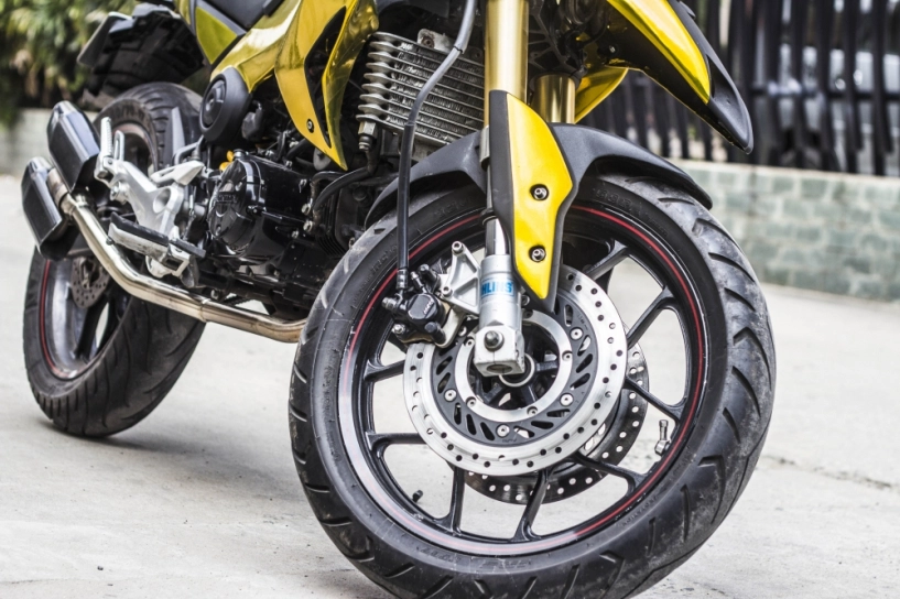 Msx độ phong cách ducati hypermotard và tem chorme bóng loáng - 10