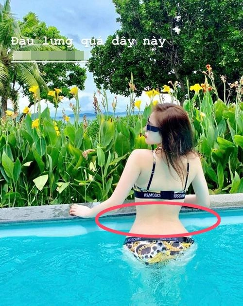 Nâng ngực còn chưa đủ hoa hậu kỳ duyên bóp eo đến cong xương sườn đây này - 4