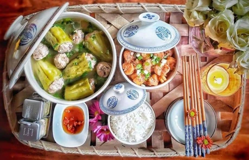 Nấu canh bầu đơn giản mẹ việt ở mỹ làm chị em thốt lên có cần đẹp vậy không - 8