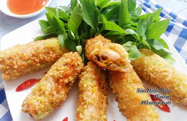 Nem hải sản chiên xù giòn rụm thích hợp cải thiện bữa cơm gia đình - 13